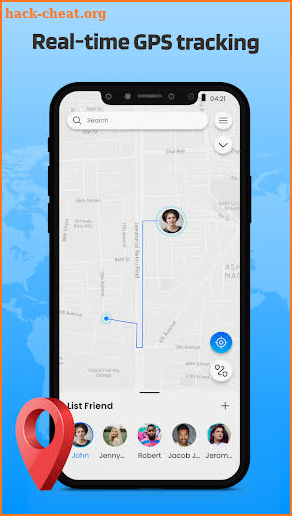 Phone Location Tracker via GPS screenshot