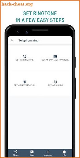 Phone ringtones screenshot