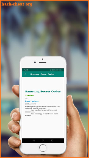 Phone Secret Codes(USSD Codes) screenshot