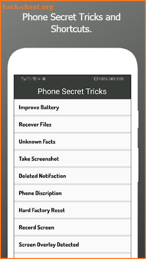 Phone Secret Tricks Free screenshot