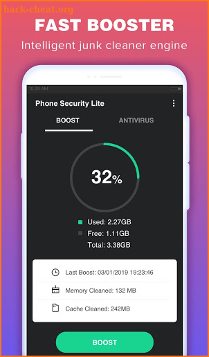 Phone Security Lite & Antivirus screenshot