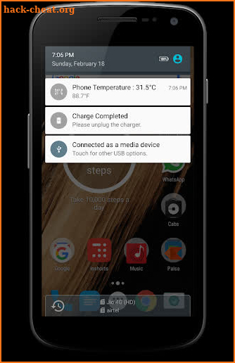 Phone Temperature screenshot