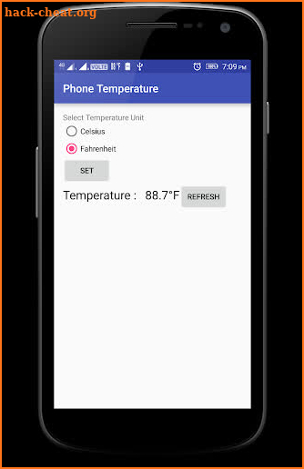 Phone Temperature screenshot