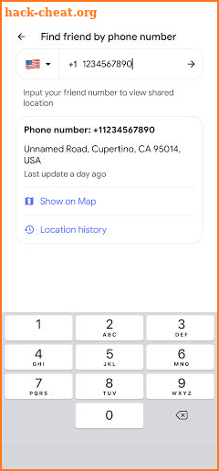 Phone Tracker By Number Find Friend Family Phone screenshot