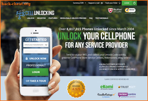 Phone Unlock - Network Unlock screenshot