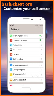 Phone X Full i Call Screen With Dialer screenshot