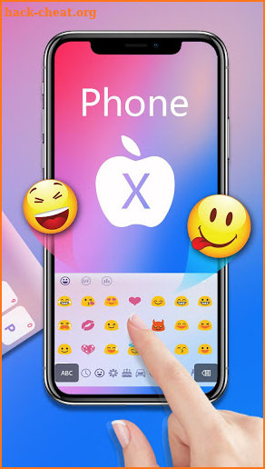 Phone X keyboard screenshot