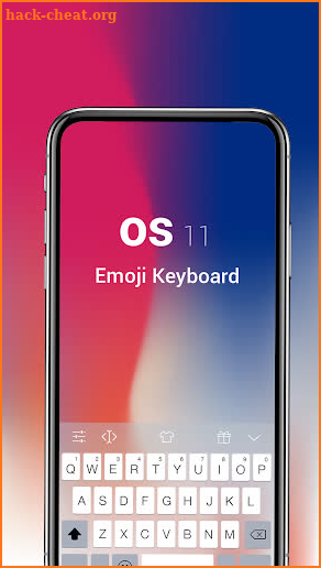 Phone X Theme for Emoji Keyboard screenshot