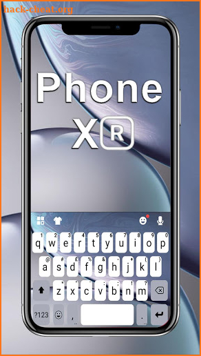 Phone Xr Keyboard Theme screenshot
