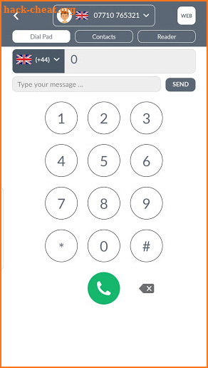 PhoneBounce. New number. Free/Cheap Calls Messages screenshot