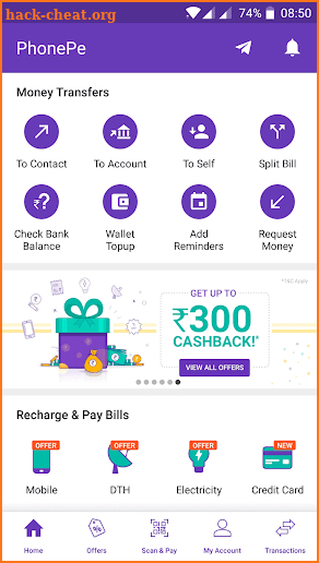 PhonePe – UPI Payments, Recharges & Money Transfer screenshot