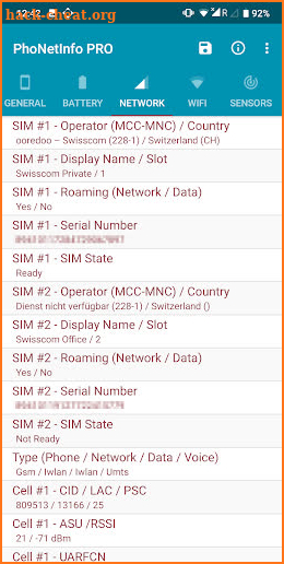 PhoNetInfo - Phone Info & Network Info screenshot