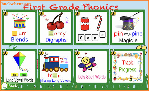 Phonics For Kids - Blends Digraphs Long Vowels screenshot