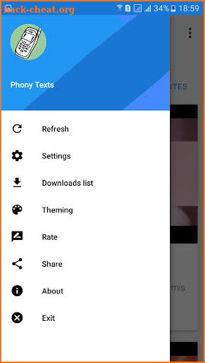 Phony Texts Channel screenshot