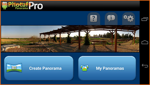 Photaf Panorama Pro screenshot