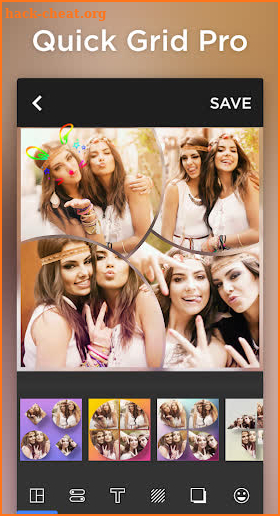 Photo & Grid Photo Editor Collage Pic Maker screenshot