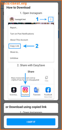 Photo & Video Downloader for Instagram - EasySave screenshot