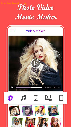 Photo and Video Movie Maker With Music screenshot
