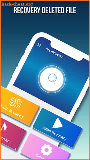 Photo and video recovery App screenshot