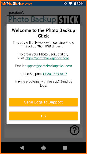 Photo Backup Stick DC screenshot