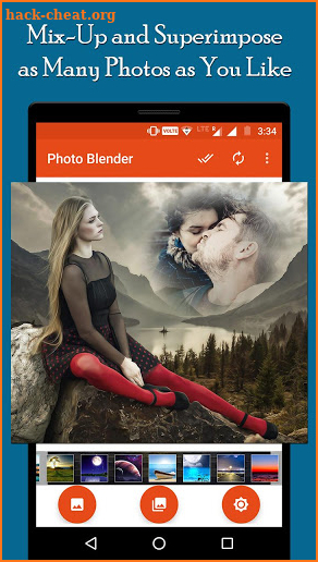 Photo Blender (Mix Up Photos) screenshot