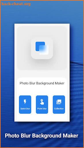 Photo Blur Background Maker screenshot