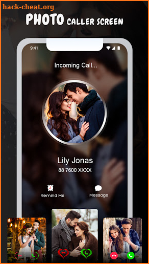 Photo Caller Full Screen – Caller Screen Themes screenshot