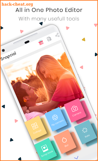 Photo Collage Maker Editor PicGrid Snappy Stickers screenshot