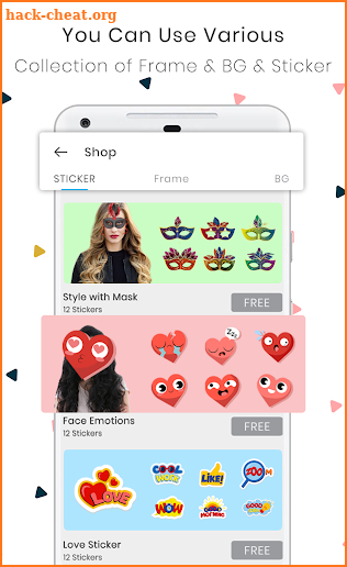 Photo Collage Maker Editor PicGrid Snappy Stickers screenshot