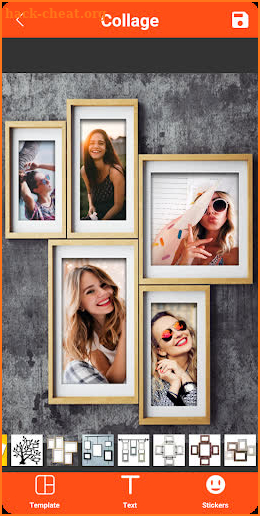 Photo collage, photo frames, photo editor screenshot
