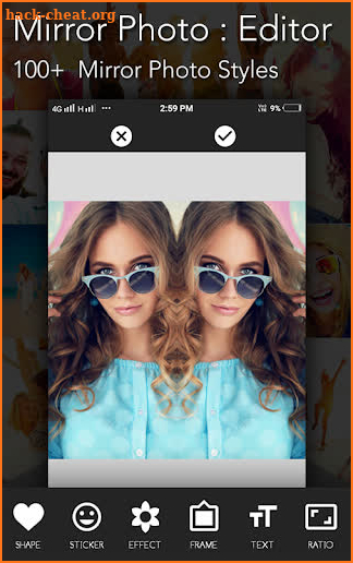 Photo Collage : Scrapbook & Mirror : Shape Maker screenshot