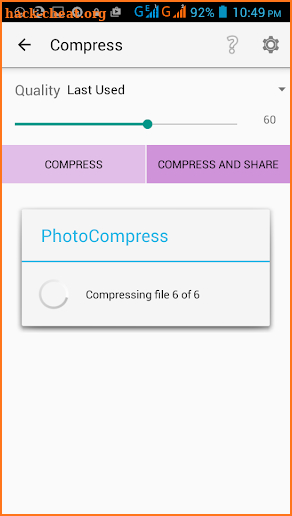 Photo Compress Pro 2.0 screenshot