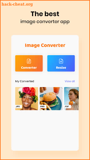 Photo Converter - Transform photos & Resize Image screenshot