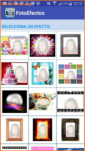 Photo effects and frames screenshot
