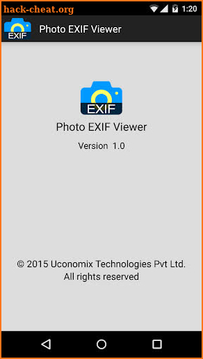 Photo EXIF Viewer screenshot