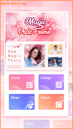 Photo frame, Magic photo collage screenshot