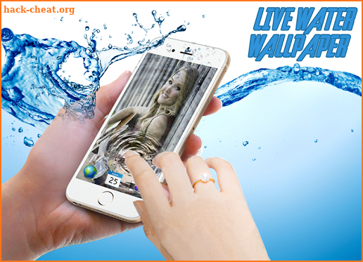 Photo in Water :Live Wallpaper screenshot