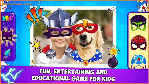 Photo Kids Free: Pic Editor with Cartoon Stickers! screenshot