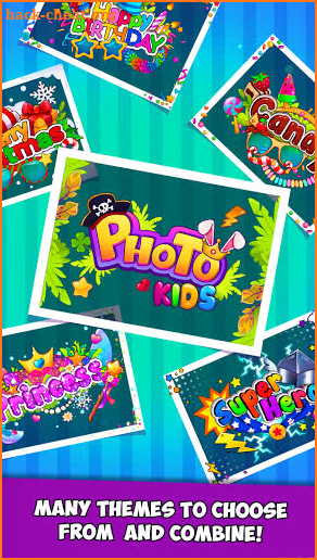Photo Kids - Pictures Editor with Cartoon Stickers screenshot