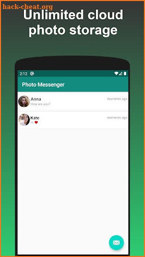 Photo Messenger - send 4K photo in high resolution screenshot