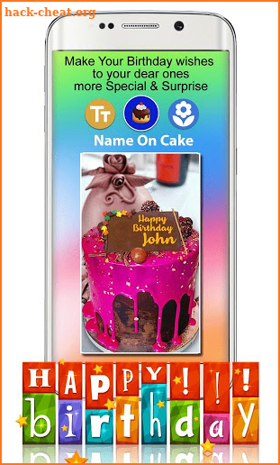 Photo On Birthday Cake - Cake with name and photo screenshot
