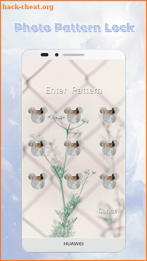 Photo Pattern Lock screenshot