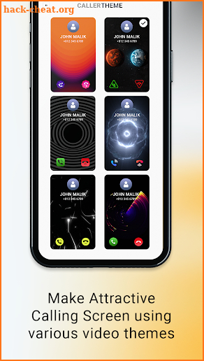 Photo Phone Dialer Call Screen screenshot