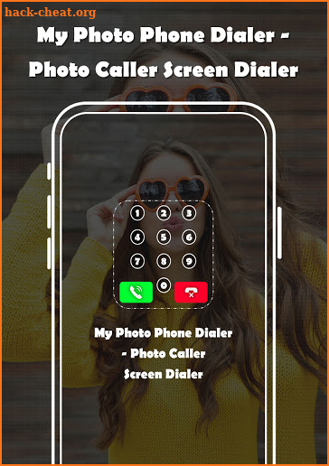 Photo Phone Dialer - Caller Screen Photo Dialer screenshot