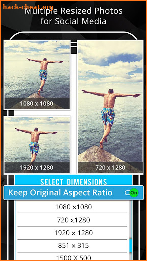 Photo Resizer: Crop, Resize, Share Images in Batch screenshot