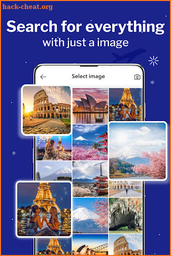 Photo search engine - Reverse image search screenshot
