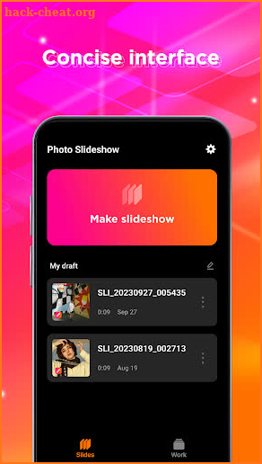 Photo Slideshow-Video Maker screenshot