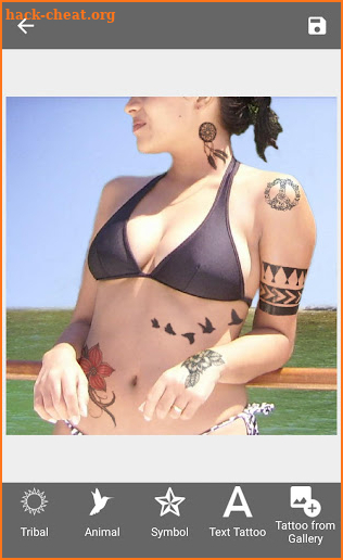 Photo Tattoo Simulator screenshot