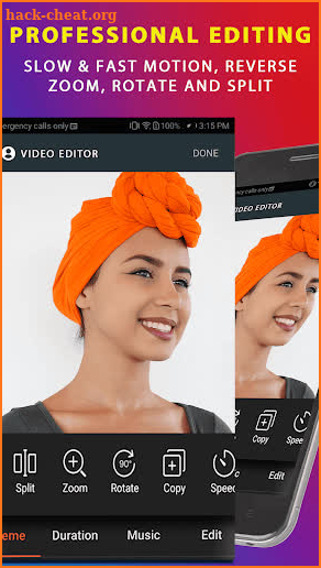 Photo To Video Maker With Slide Transition Effects screenshot