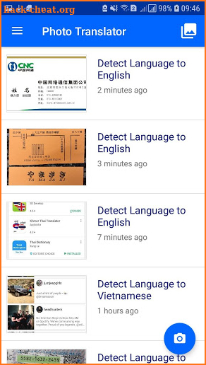 Photo Translator - translate pictures with camera screenshot
